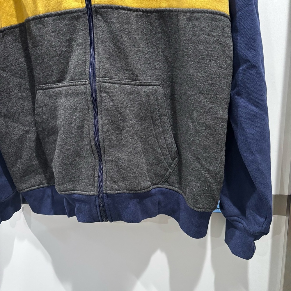 Tottenham HotSpurs Mens Color Block Full Zip Hoodie Mens XL EPL Futbol Soccer - Picture 7 of 14